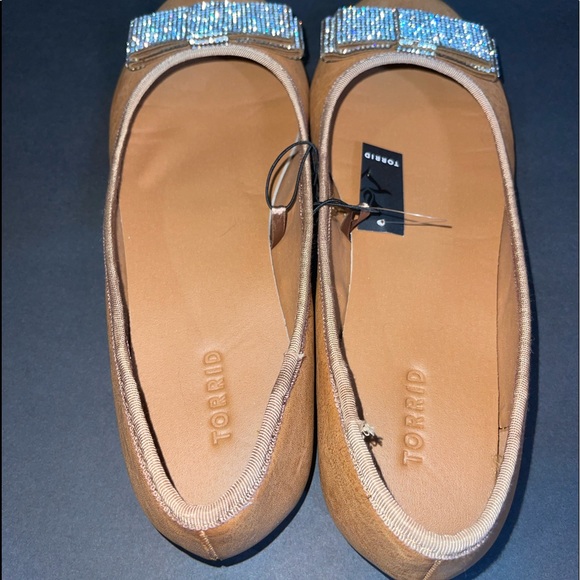 Torrid Studded Bow Flats - Camel brown - Picture 4 of 7